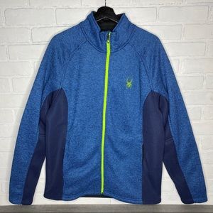 Spyder Foremost Fleece Lined Full Zip Core Sweater Jacket Size LG